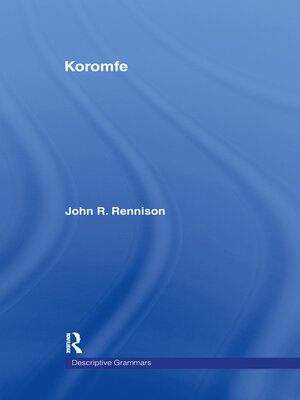 cover image of Koromfe